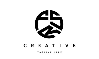 FSR creative circle three letter logo