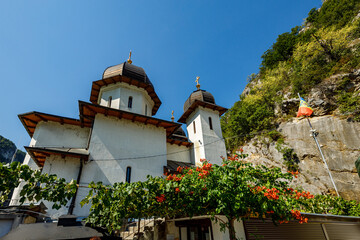 The Mraconia Monastery at the Danube River in Romania