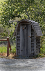 Old outhouse.