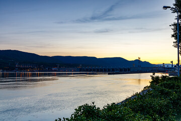 The Danube Iron Gate at Serbia and Romania