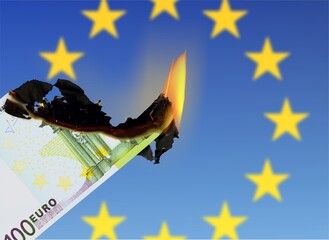 Inflation in der EU - obrazy, fototapety, plakaty