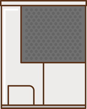 Gas heat pump engine outdoor unit
