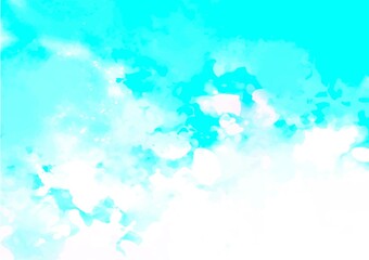 水彩の水色テクスチャ背景
