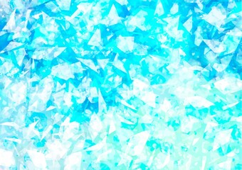 幻想的な水彩の水色テクスチャ背景
