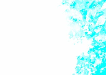水彩の水色テクスチャ背景
