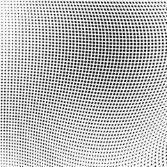 Abstract halftone wave dotted background
