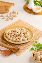 ingredients Stewed chicken soup  Chinese herbal medicine.  This soup very famous among chinese food and asian food as a healthy soup, food as medicine.