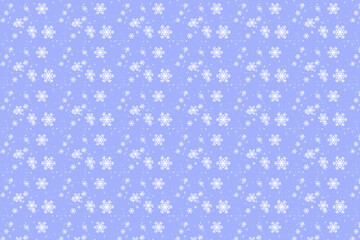 christmas background with snowflakes, blue christmas background