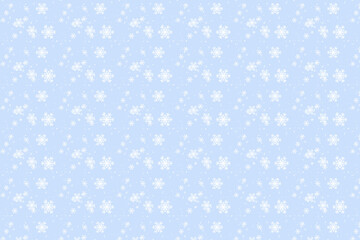 christmas background with snowflakes, blue christmas background