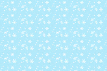 christmas background with snowflakes, blue christmas background