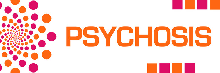Psychosis Pink Orange Dots Horizontal 