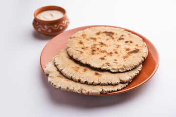 singhara atta roti or paratha