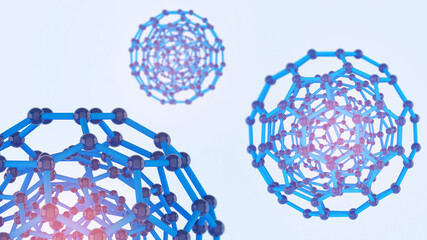 The shape structure of nanotechnology,Nanotechnology of the future,abstract background nanotechnology,3d rendering