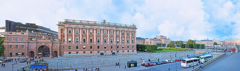 Parliament House in Stockholm, Sweden