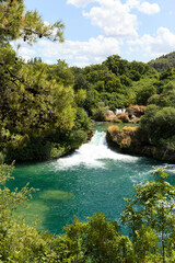 Fototapeta premium waterfall in Krka National Park