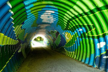 Tunnel tagué