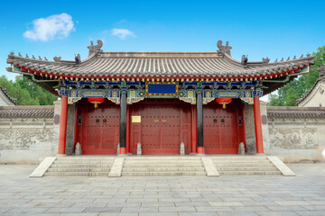 Fototapeta premium Dacien Temple is located in Xi'an, China, with a history of more than 1,350 years.