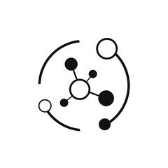 image of the molecule inside the truncated circle