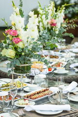 wedding table setting