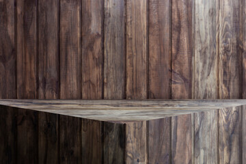 wooden background for object placement