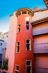 La Tour Rose dans le quartier de Saint-Jean dans le Vieux Lyon