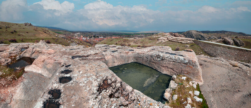 Hittite civilization capital Hattusa ruins and architecture - Corum, Turkey