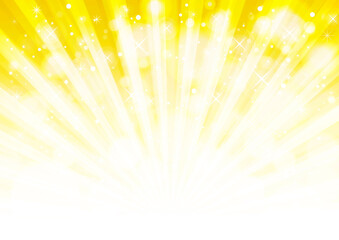 放射状に輝く光の背景