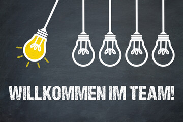 Willkomen im Team!