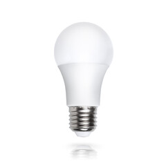LED light bulb isolated on white background. Clipping path