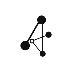 triangular shape molecular structure drawing
