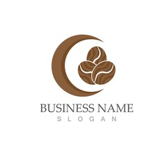 coffee bean icon vector illustration