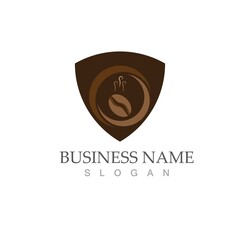 coffee bean icon vector illustration