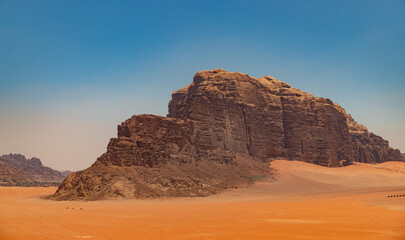 Fototapeta na wymiar Wadi Rum Landscape