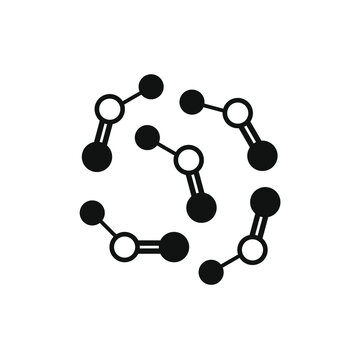 molecule icon set image