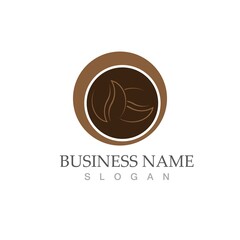 coffee bean icon vector illustration