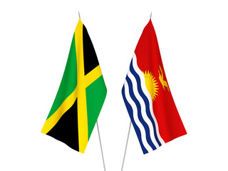 Jamaica and Republic of Kiribati flags