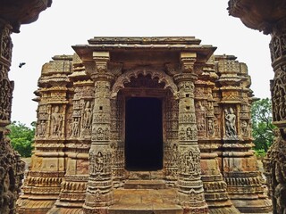 remains of sun temple modhera gujarat