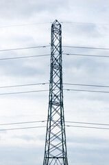 Electricity pylon,  rural Somerset, England