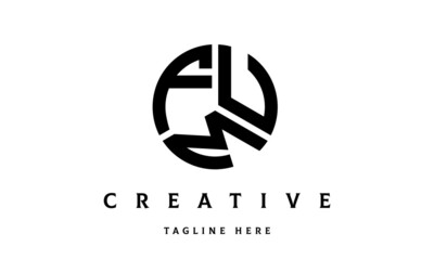 FUM creative circle three letter logo