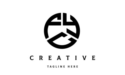 FYC creative circle three letter logo
