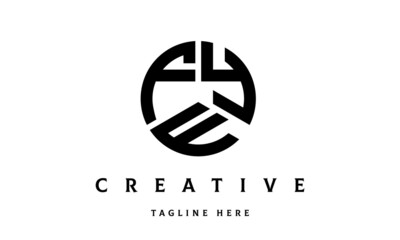FYF creative circle three letter logo