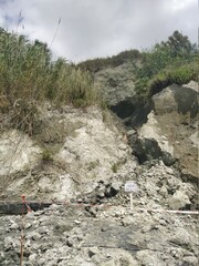 Cava dell'isola beach of Ischia Island in Naples, Italy