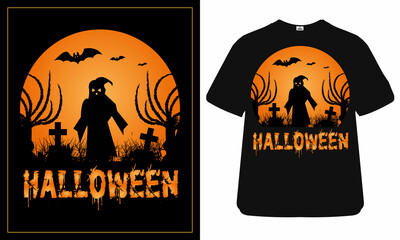 Halloween creative t-shirt Design  