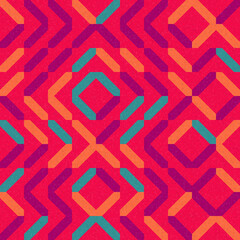 Abstract Geometric Pattern generative computational art illustration