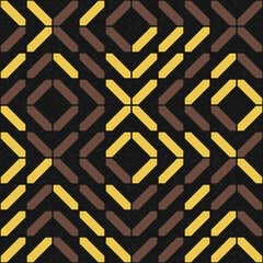 Abstract Geometric Pattern generative computational art illustration