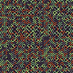 Abstract Geometric Pattern generative computational art illustration