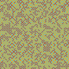 Abstract Geometric Pattern generative computational art illustration