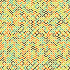 Abstract Geometric Pattern generative computational art illustration