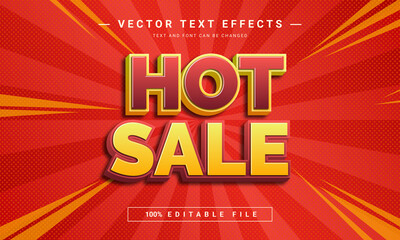 Hot Sale 3d Editable text effect template