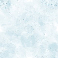 Watercolor background seamless texture abstract blue pattern